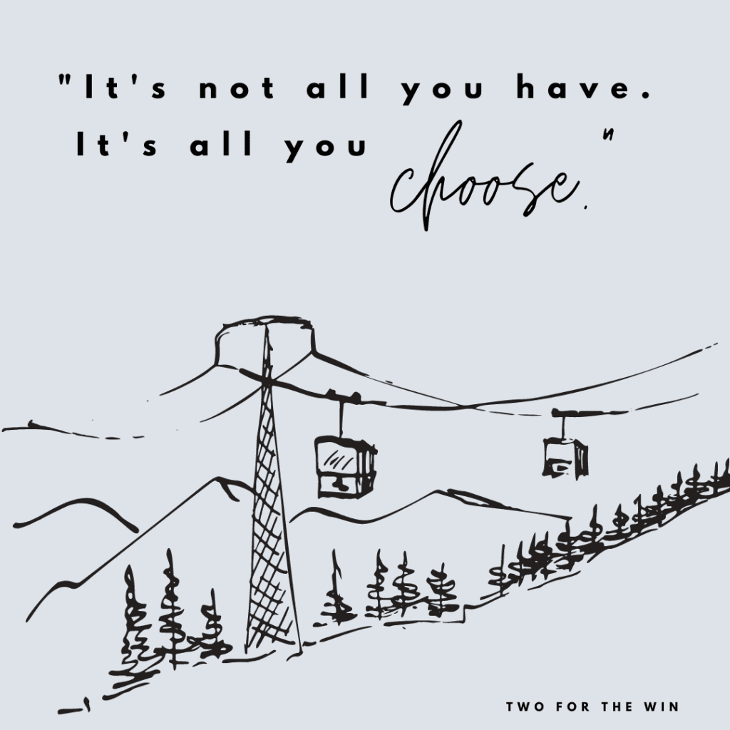 Two For the Win offered viewers some really great quotes, including this one where Kayla tells Justin that he has a choice about his career and life. #TwoForTheWin