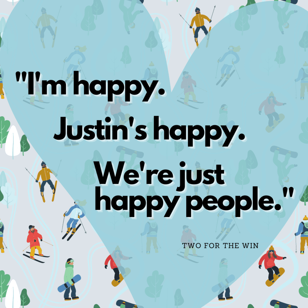 Kayla tries to convince her sister and herself that she and Justin are happy people and they don't need to be together. #TwoForTheWin #HallmarkChannel