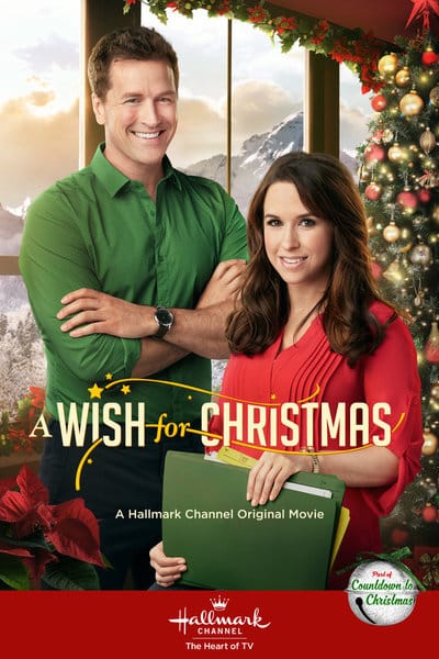 A Wish for Christmas Hallmark movie poster | Lacey Chabert and Paul Greene Christmas movie from 2016