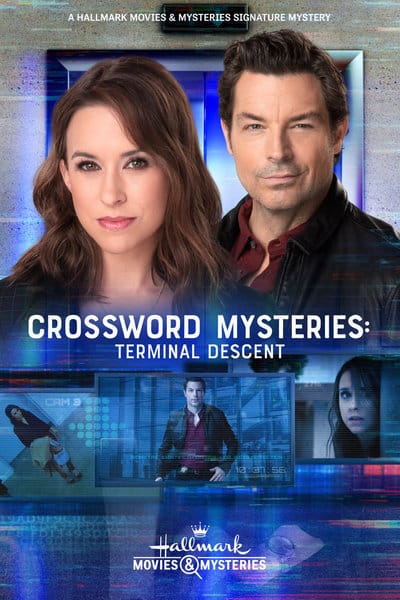 Crossword Mysteries: Terminal Descent movie poster (Hallmark 2021)