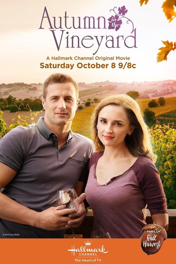 Autumn in the Vineyard premiered in 2016 as part of the network's Fall Harvest line up. Starring Rachel Leigh Cook and Brendan Penny, two former sweethearts are forced to work together in this cozy fall romance set in wine country.