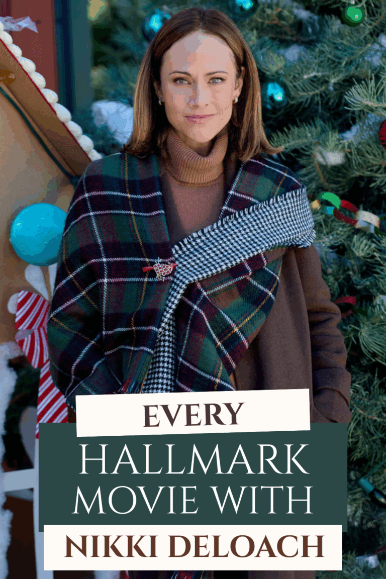 Looking for a complete list of Nikki DeLoach Hallmark movies? From Christmas classics to mysteries, here’s every Hallmark movie starring Nikki DeLoach.