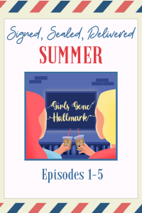 Girls Gone Hallmark - a Hallmark movie review podcast is taking on the entire Signed, Sealed, Delivered series this summer! Check out what Megan and Wendy thought about the first 5 episodes of the SSD one-season series. #POstables #SignedSealedDelivered