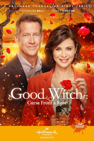 Good Witch: Curse From a Rose is Hallmark's magical fall movie from 2019 starring Catherine Bell and James Denton. Though part of a series, you can definitely watch this movie as a stand alone fall movie.