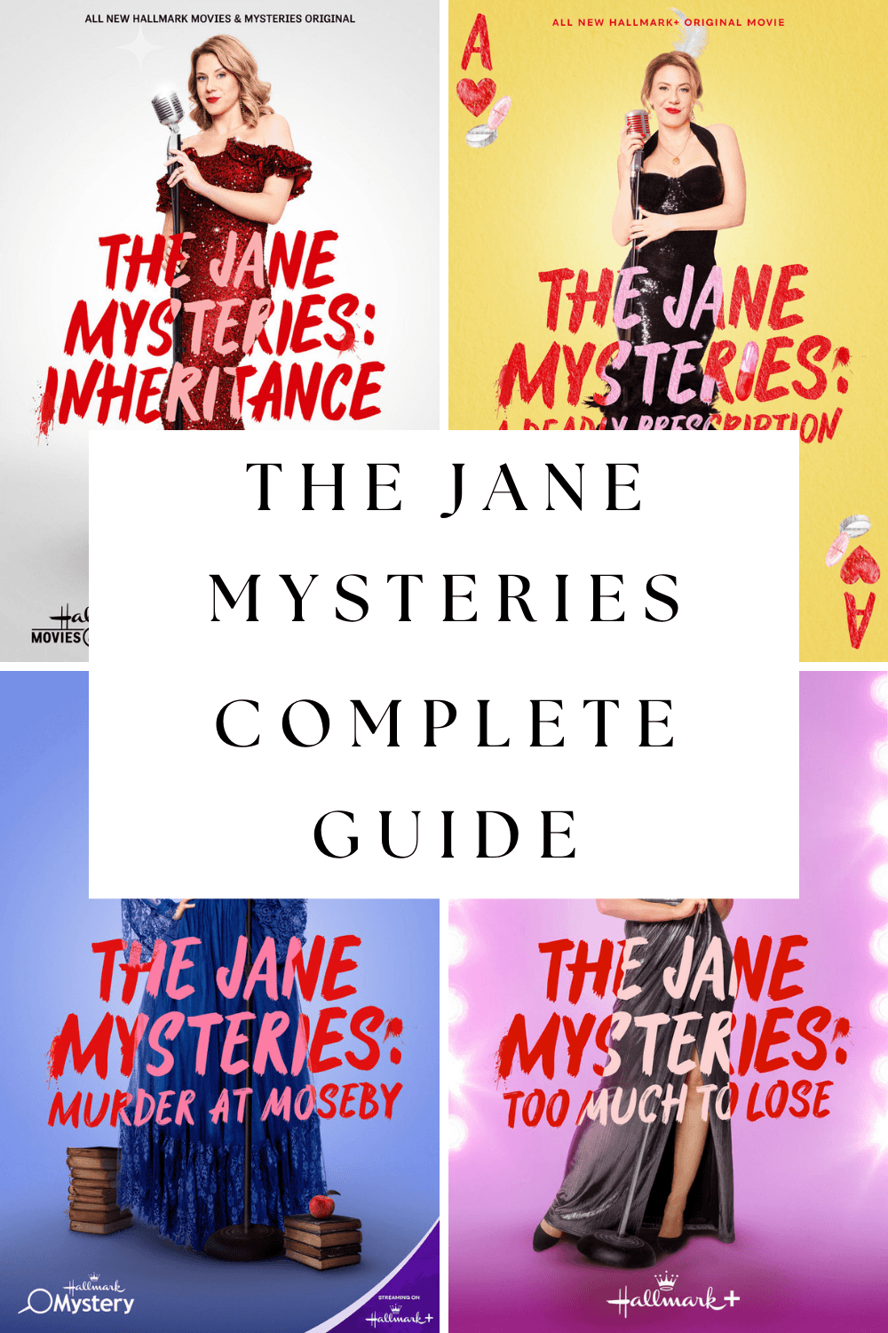 Jodie Sweetin stars in The Jane Mysteries. Watch all four movies in order, streaming on Hallmark+ with encore airings on Hallmark Channel.
