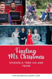 Finding Mr. Christmas on Hallmark+ | Warning: This post contains spoilers for Finding Mr. Christmas episode 6 on Hallmark+, including who was eliminated.