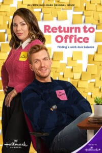 Return to Office, Hallmark Channel - 2025 | Hallmark’s Return to Office sparks romance in the workplace starring Janel Parrish! Don’t miss the Girls Gone Hallmark review, dropping February 18th.