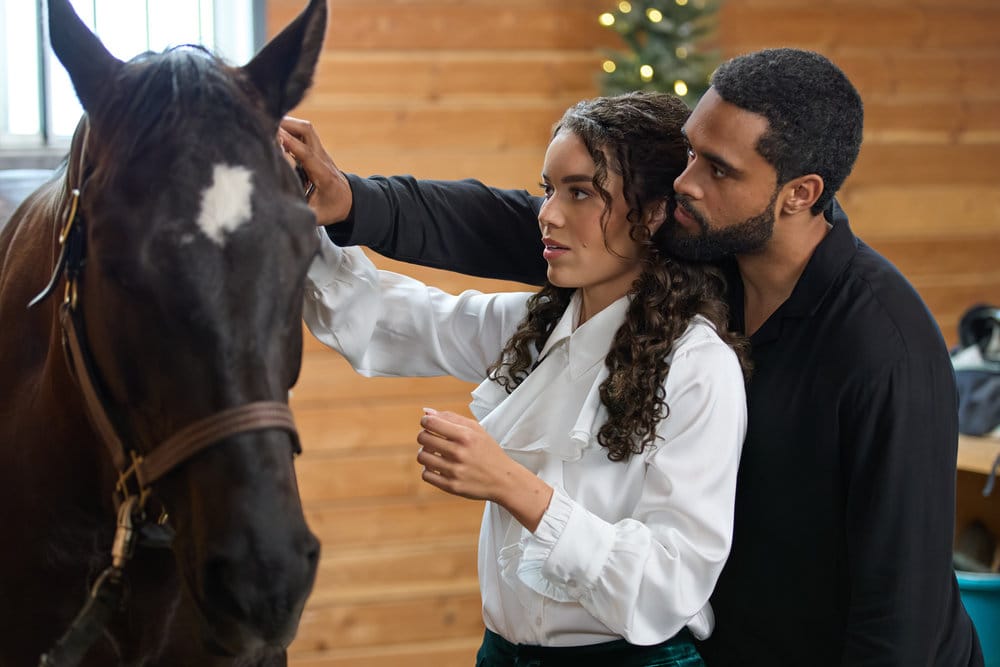 Photos from Unwrapping Christmas: Mia's Prince | Your complete guide to Unwrapping Christmas - watch order, cast, storylines, and where to watch all four Hallmark movies airing and streaming in 2025.