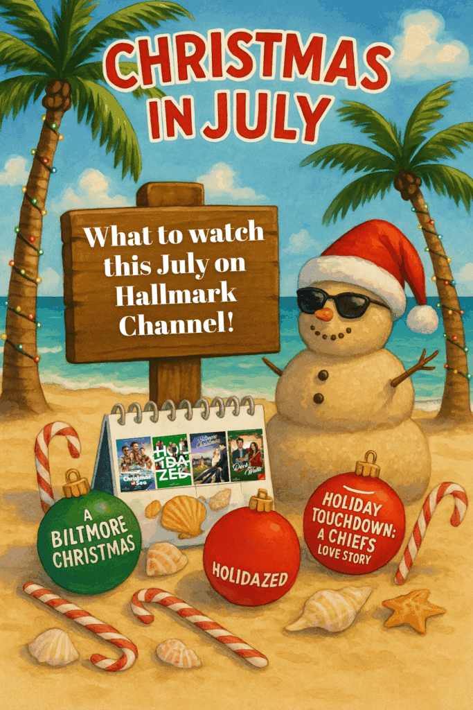 Get the full schedule of Christmas in July Movies on Hallmark with fan favorites and new premieres airing all month long in 2025.