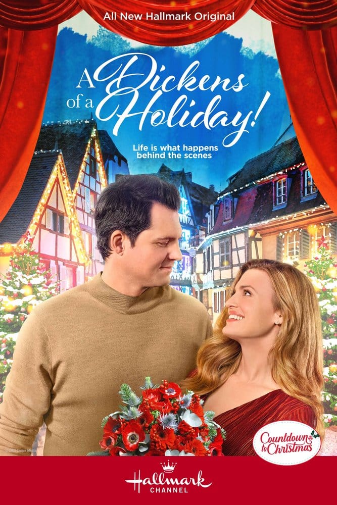 Movie poster for Hallmark's A Dickens of a Holiday! starring Kristoffer Polaha and Brooke D'Orsay. | See all Kristoffer Polaha Hallmark movies in order - from romantic classics to mystery favorites - in this complete list.
