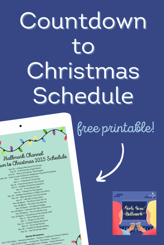 Free Printable Hallmark Channel Countdown to Christmas Schedule