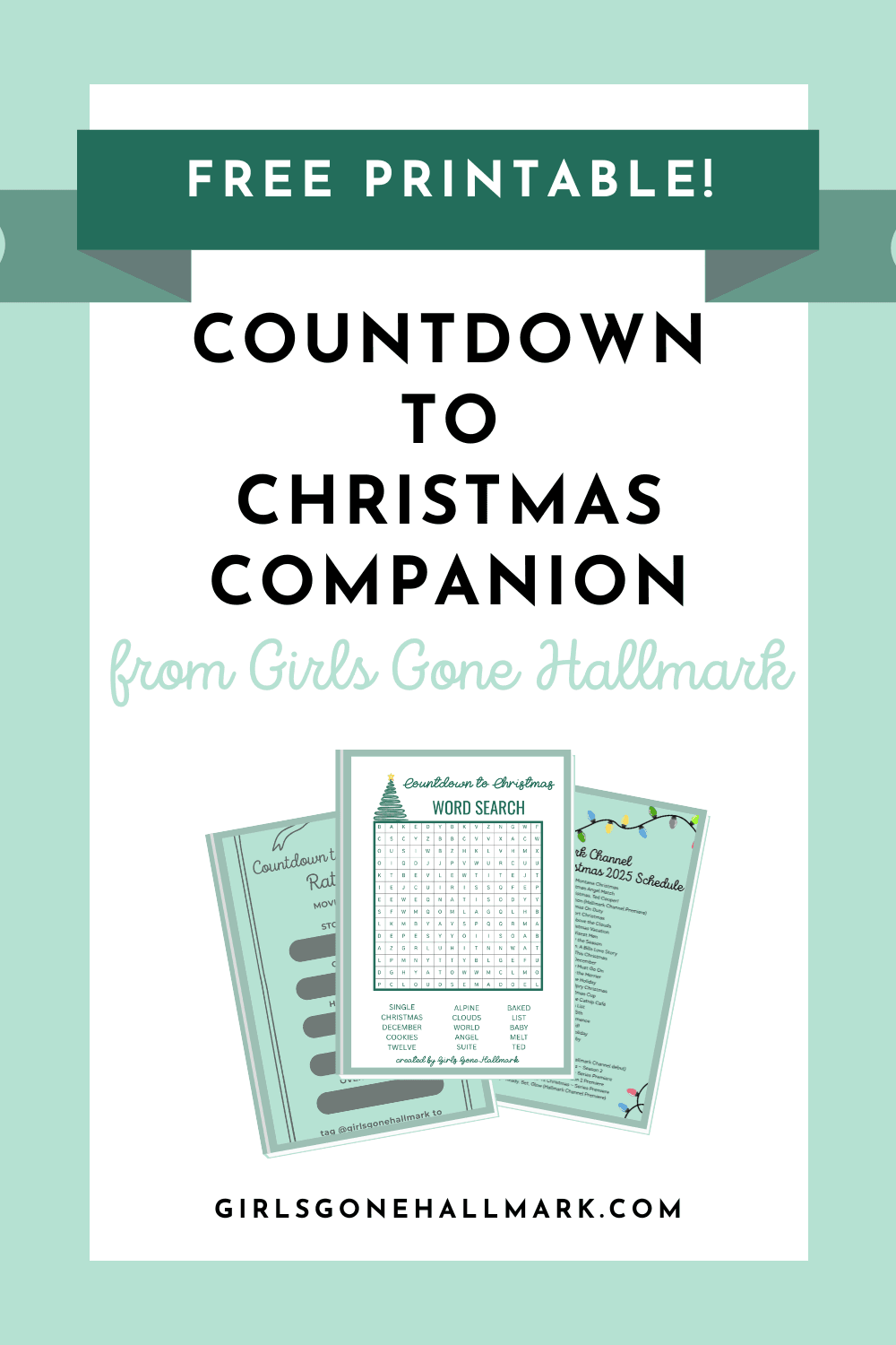 Hallmark Countdown to Christmas Printable EBook