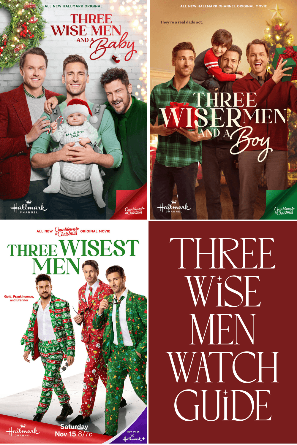 Discover the correct Three Wise Men Hallmark movie order and follow the Brenner brothers’ journey from baby chaos to their wisest Christmas yet.