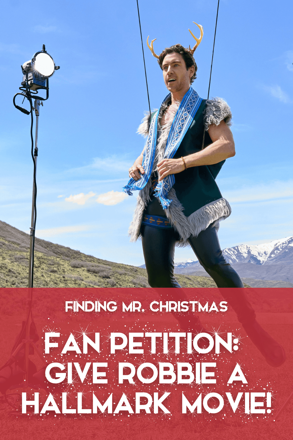 Discover the viral Robbie Simpson petition pushing Hallmark to cast the Finding Mr. Christmas fan favorite in his own movie.