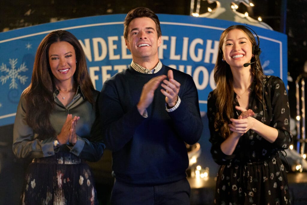 Photos from The Snow Must Go On (Hallmark Channel - 2025) | A Broadway hopeful saves a small-town Christmas musical and finds love along the way. Our review of The Snow Must Go On covers all the festive drama.